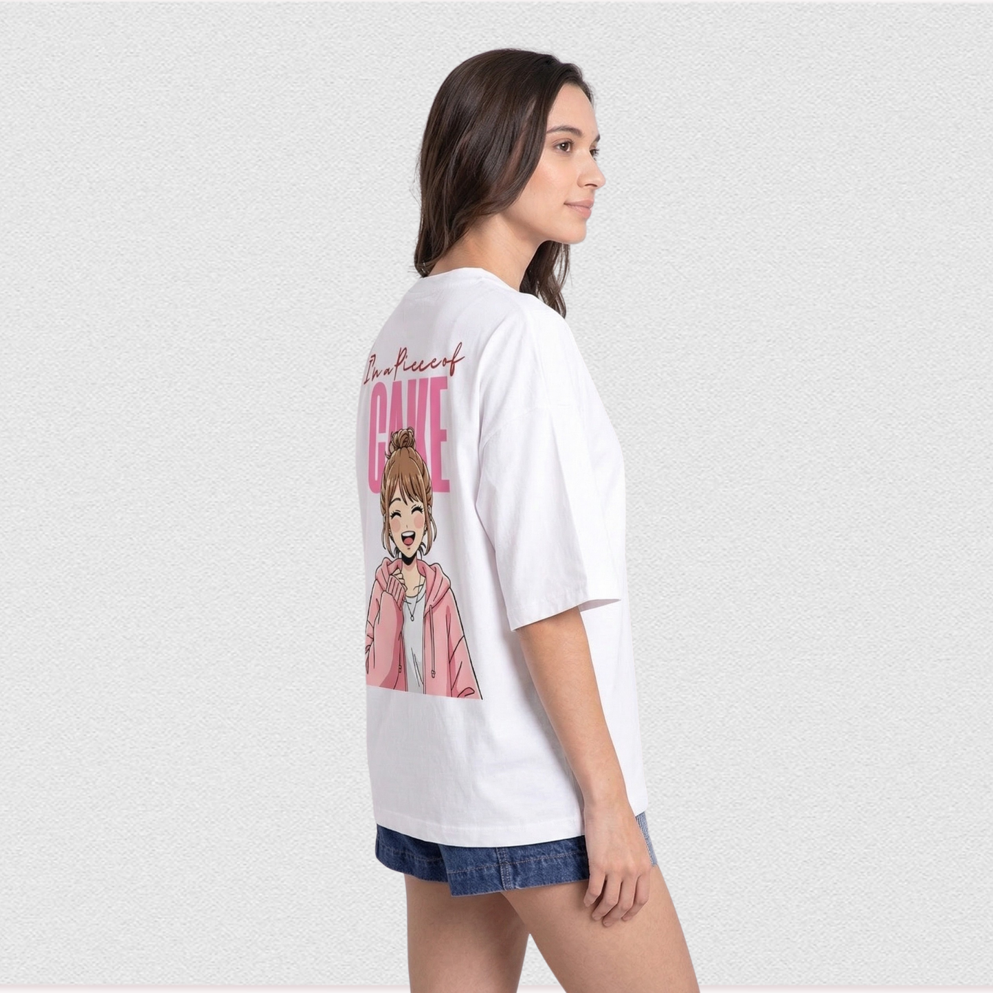 Women's oversized Piece of Cake T-shirt