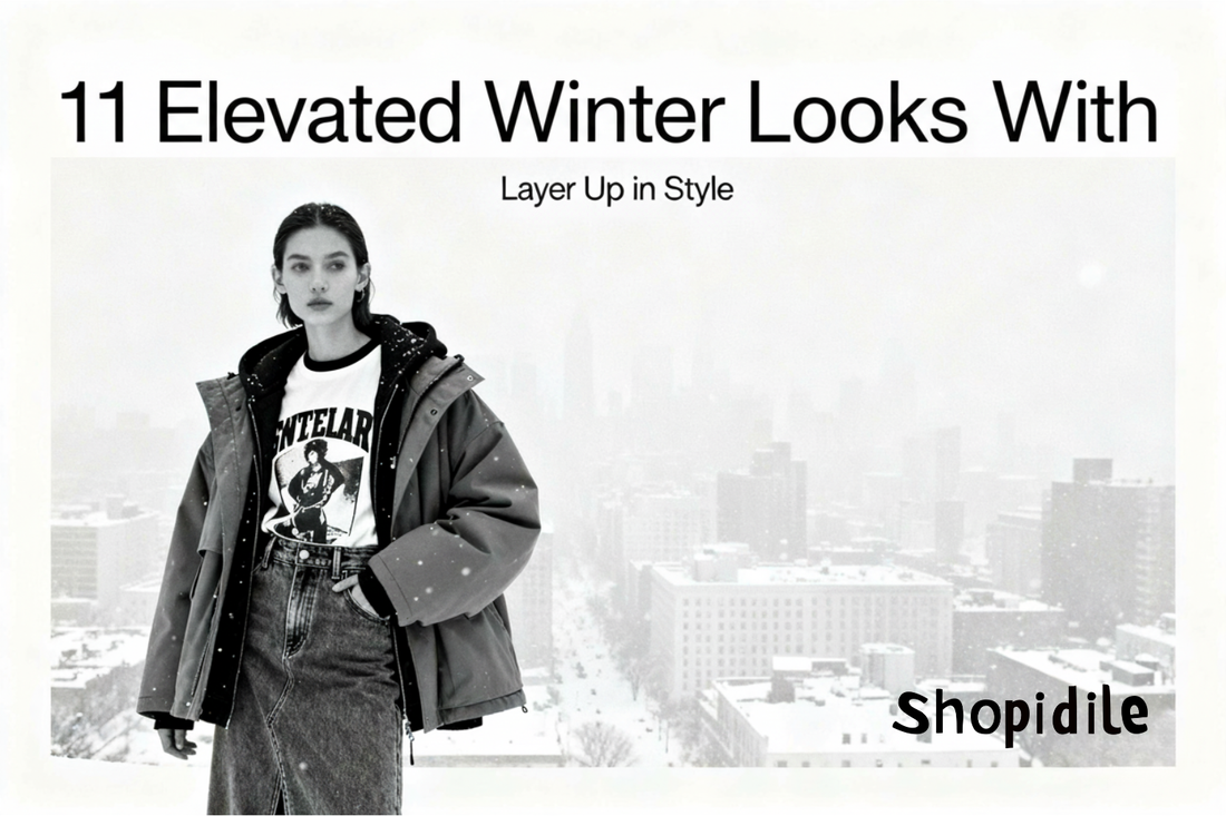 11 Elevated Winter Looks With Shopidile Tees