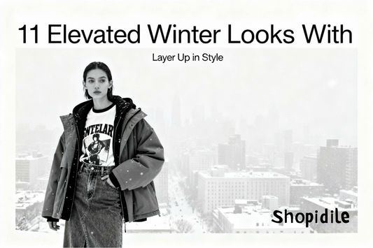 11 Elevated Winter Looks With Shopidile Tees