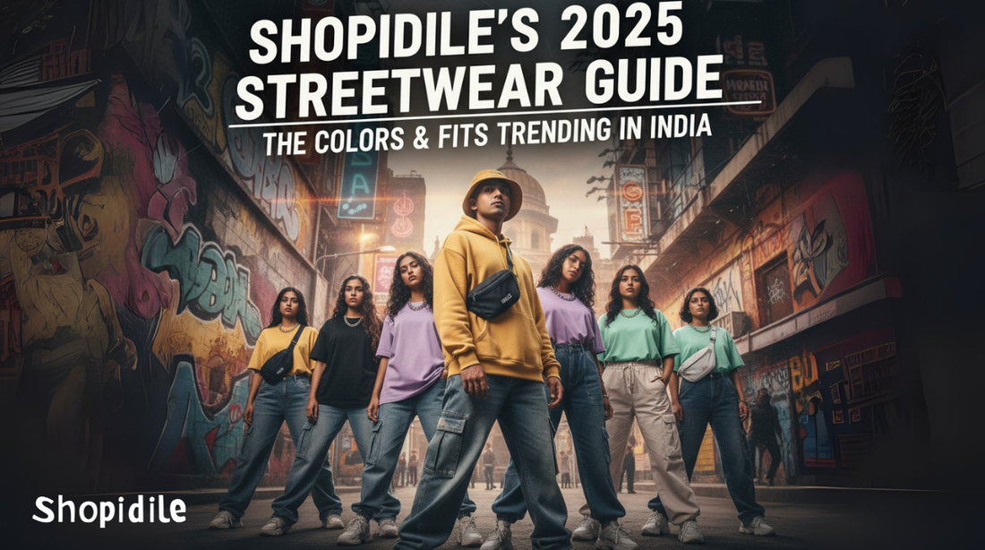 Shopidile’s 2025 Streetwear Guide: The Colors & Fits Trending in India