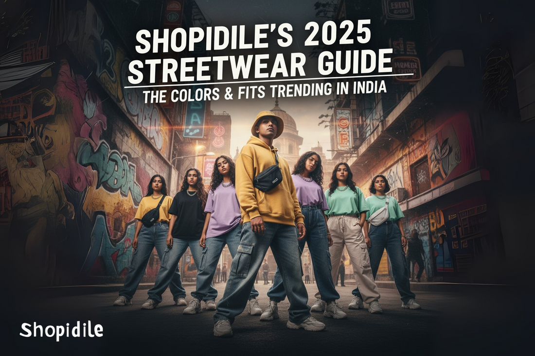 Shopidile’s 2025 Streetwear Guide: The Colors & Fits Trending in India
