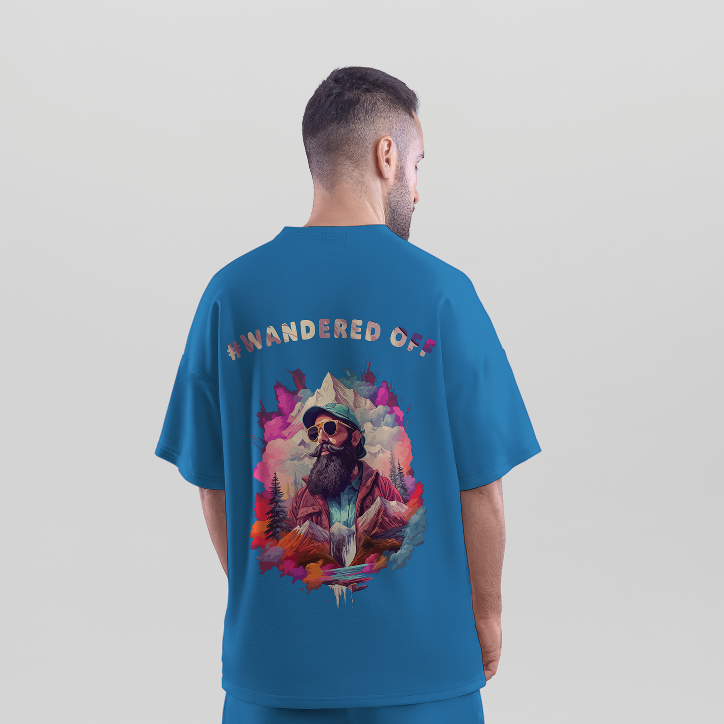 Unisex Oversized Bohemia Graphic Printed T-Shirt
