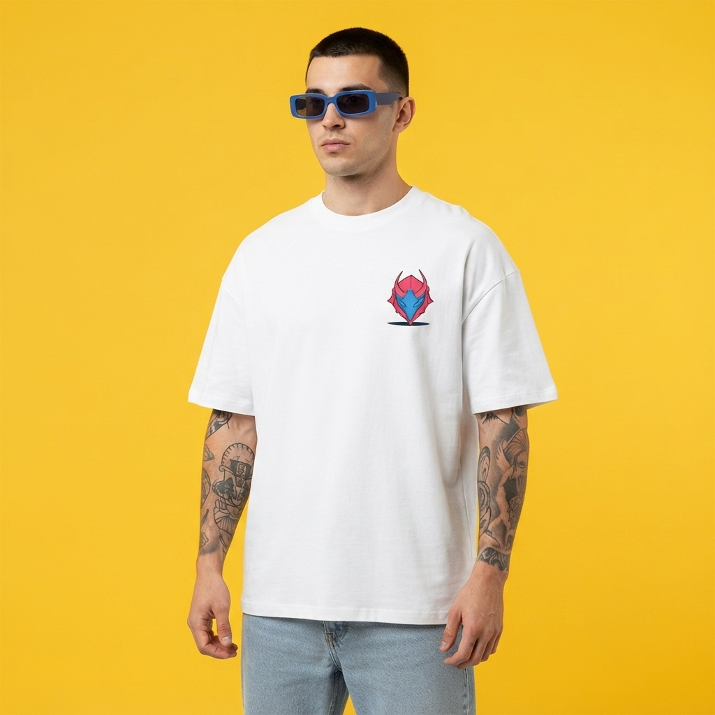 Men's Oversized Anime character Graphic Printed T-Shirt