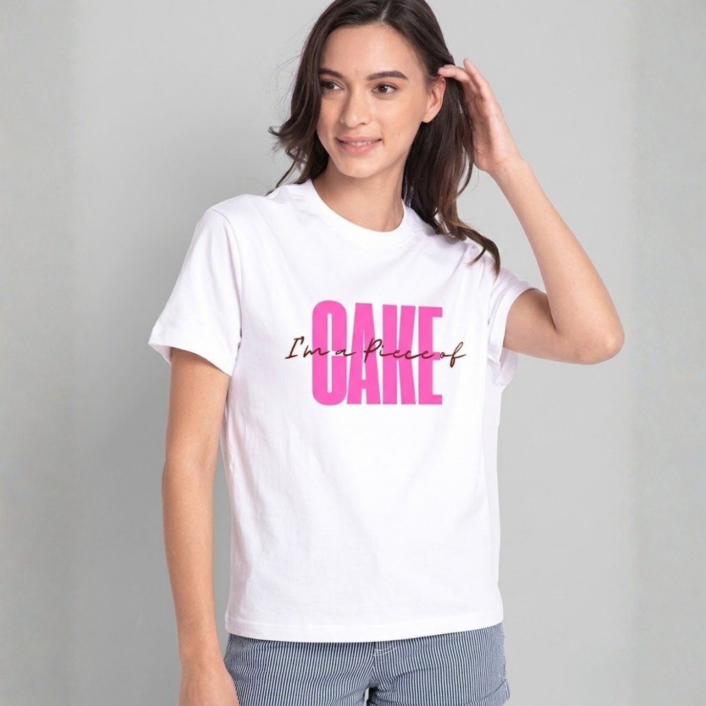 Women's oversized Piece of Cake T-shirt