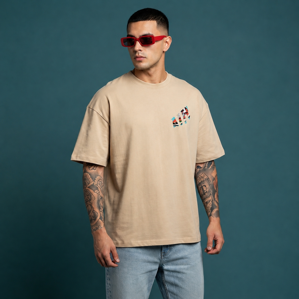 Men's Oversized Air jordan Graphic Printed T-Shirt