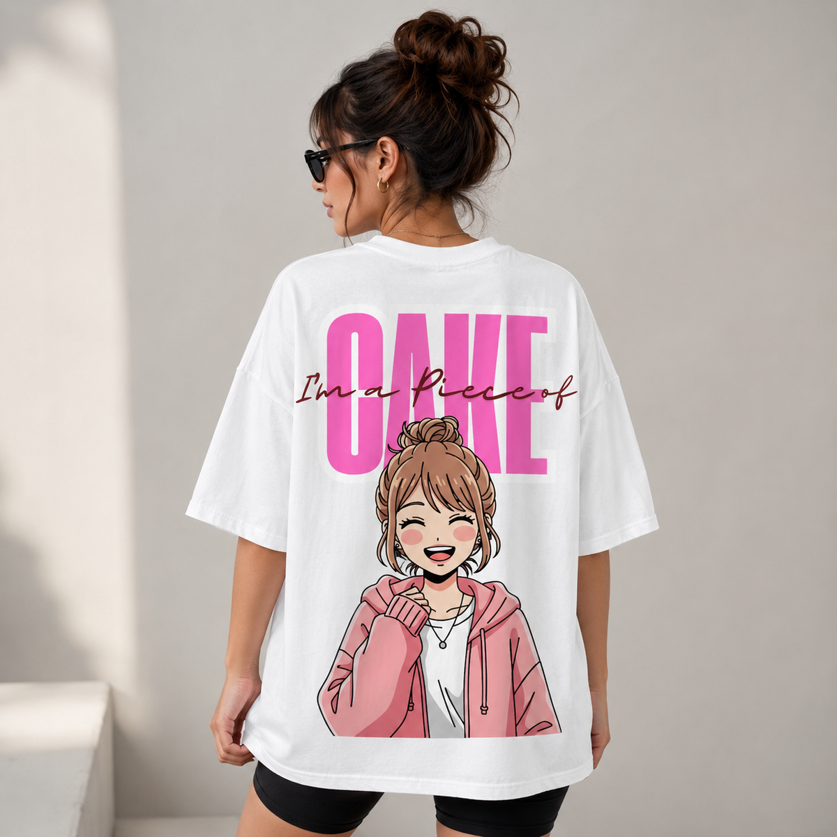Women's oversized Piece of Cake T-shirt
