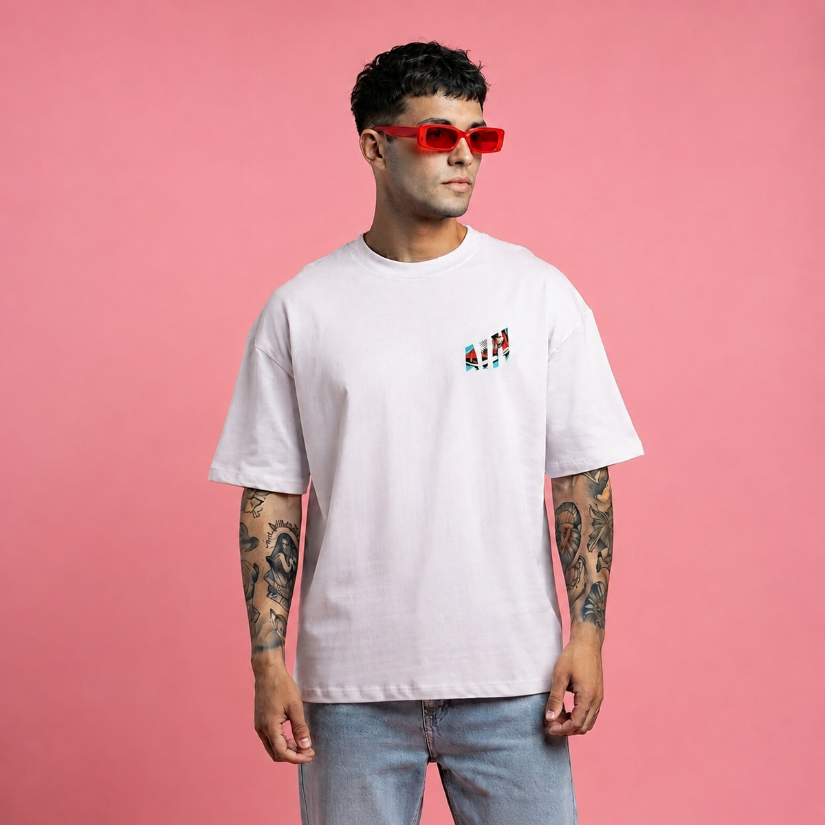 Men's Oversized Air jordan Graphic Printed T-Shirt