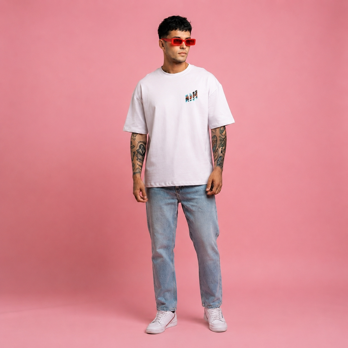 Men's Oversized Air jordan Graphic Printed T-Shirt
